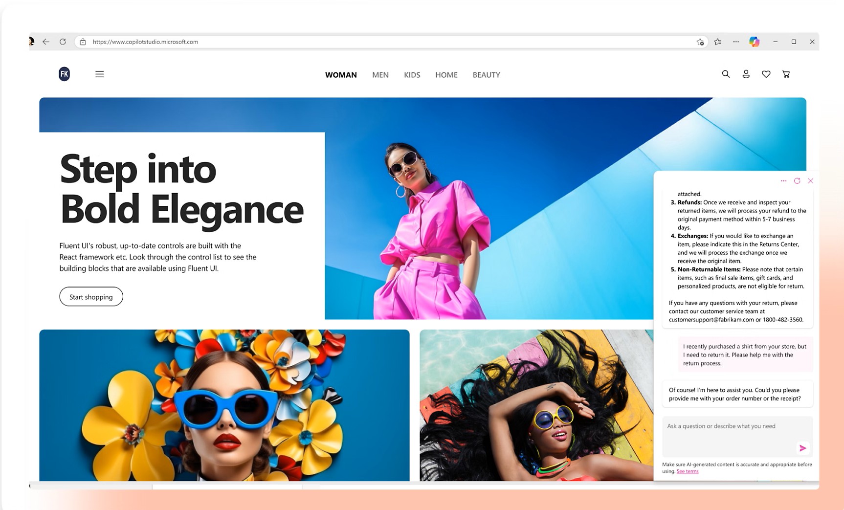 Engage across web and social platforms